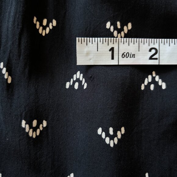 Forever 21 Geometric Print Mini Dress in Black and White Womens Medium Boho - Picture 14 of 15